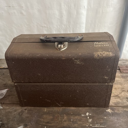 Vintage brown metal philson - brown,