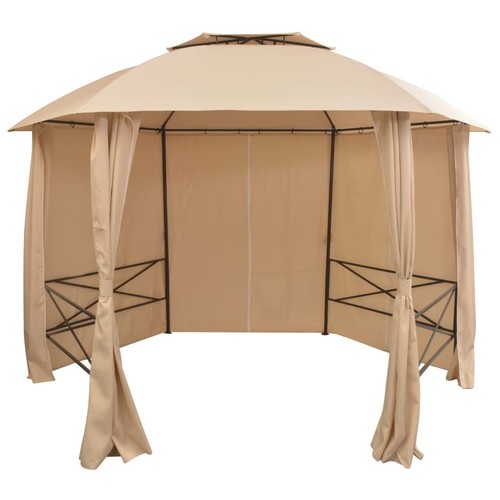 Hexagonal garden marquee - garden,