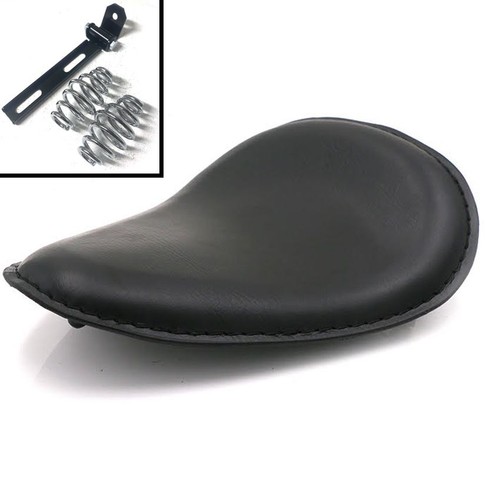 Black slim solo bobber - bobber, seat