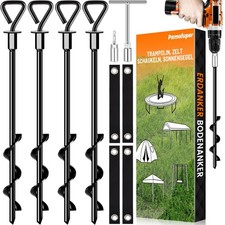 Ground Anchor Trampoline