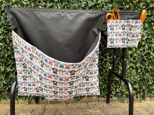 Dog grooming table fur bin - dog,