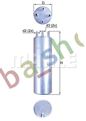 Fuel filter fits - fits, vw