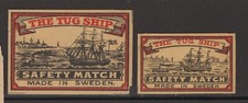 MATCHBOX LABEL SWEDEN- The Tug