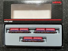 Marklin spur z scale/gauge Deep Well Flat Car Set.MHI.