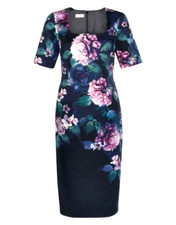 £69 Brand New with Tags Monsoon Peony 👗 Wiggle Pencil Dress  - Size 8 BNWT