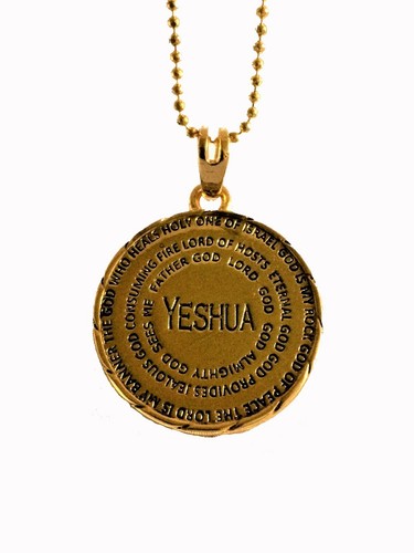 Gold plated yeshua - gold,