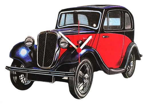 Vintage morris car - vintage,