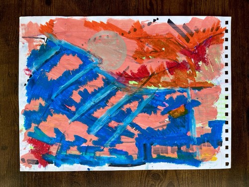 Graffiti modern abstract art - modern,