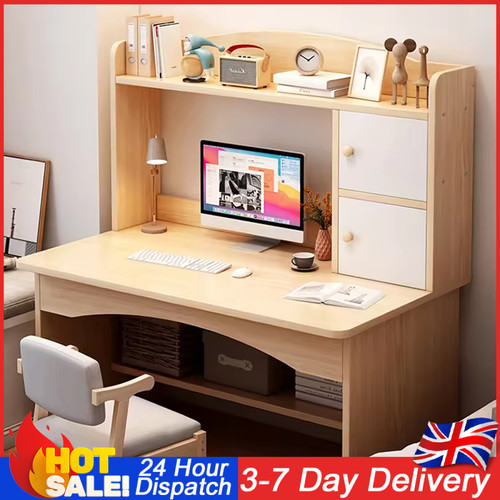 Solid wood writing desk - wood, with
