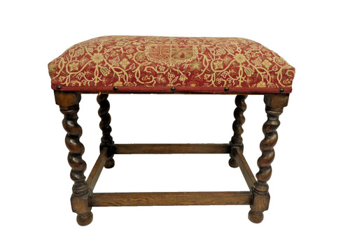 Antique upholstered bobbin - antique,
