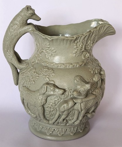 Rare antique 1850 salt - salt, glazed