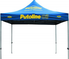 Putoline 3mx3m Tent / Gazebo Steel Frame / Moto Bike Race Bike / Kart Karting
