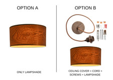 Large 40cm Walnut Wooden