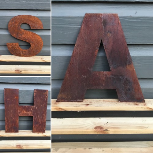 Inch rusty metal - 10,