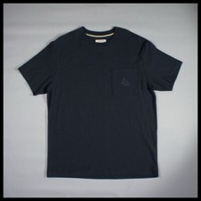 GALT SAND - M / L - Black Tee Sweatshirt Short Sleeve Embroidered Pocket Logo
