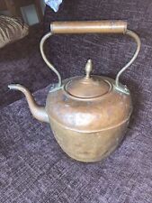 Vintage W Ardell ANTIQUE COPPER KETTLE stunning victorian display Unpolished