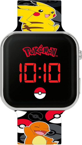 Pokémon black led watch with - black,