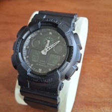 Casio G-Shock GA-100-MB1A Watch Black. Great Condition £110 RRP