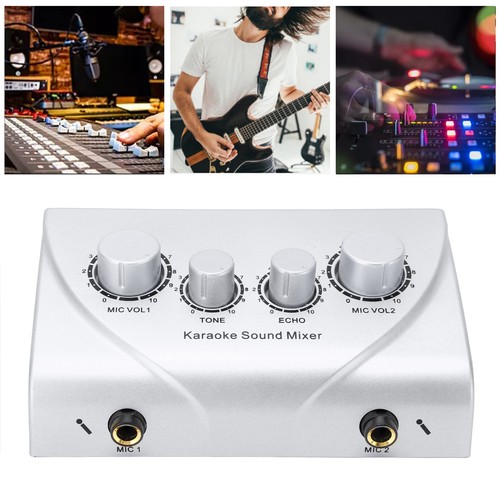 Karaoke mixer dual microphone - mixer,