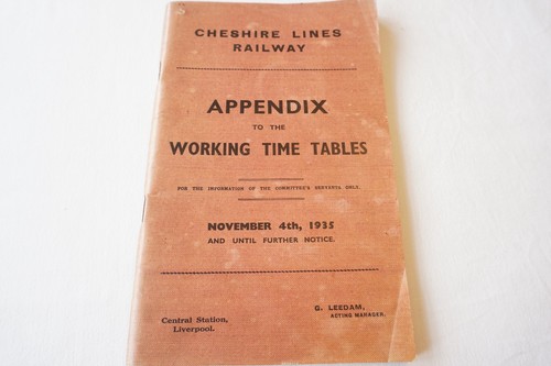 1935 cheshire lines - 1935,