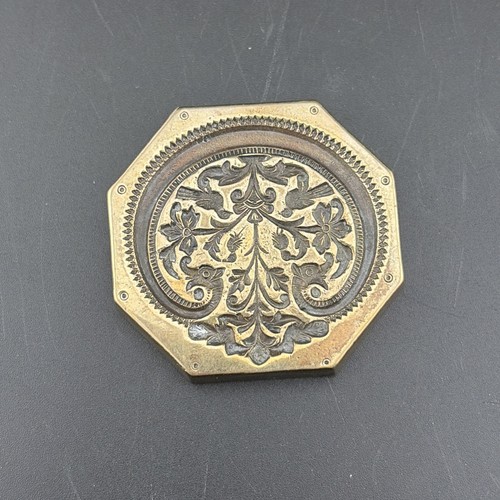 Metal hand carved brass - metal,