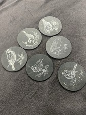Hand Engraved Slate Coasters