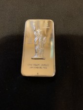 The New Millennium Group Liberty Silver Ingot 1 Troy Ounce Fine Silver (no CoA)