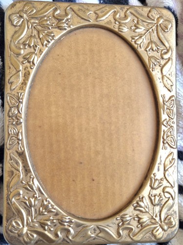 Vintage brass photo - photo, frame