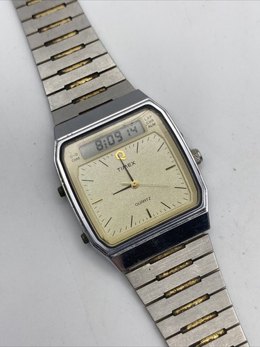 Vintage timex ana digi watch - timex, q