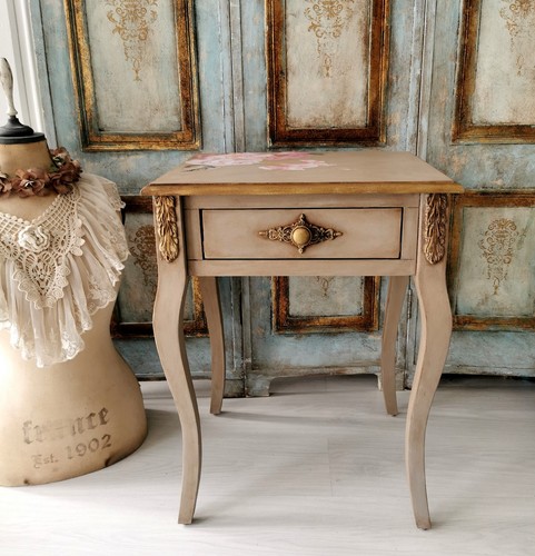 Beautiful side table french - side,