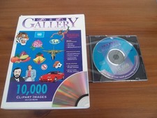 Vintage 1994 Corel Gallery 10,000 Clipart Images CD-ROM Windows - Disk  & Book.