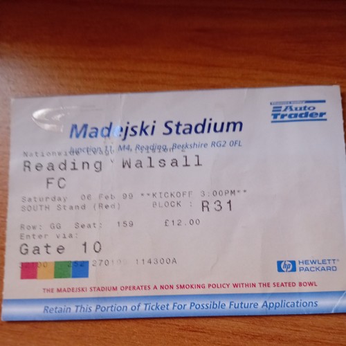 Ticket 1998 1999 - :, 1998/1999