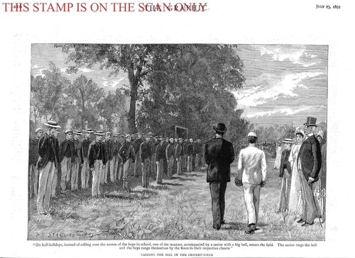 Antique 1892 print harrow - antique,