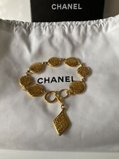 Authentic Vintage Chanel Mademoiselle Charm Bracelet 