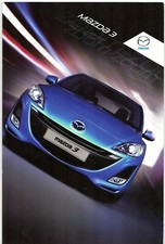 Mazda 3 2009-2011 UK Market Sales Brochure S, TS, TS2 & Sport Hatchback