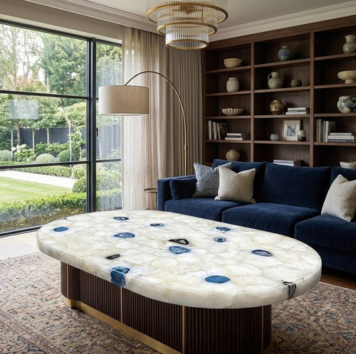Quartz stone coffee - table, for