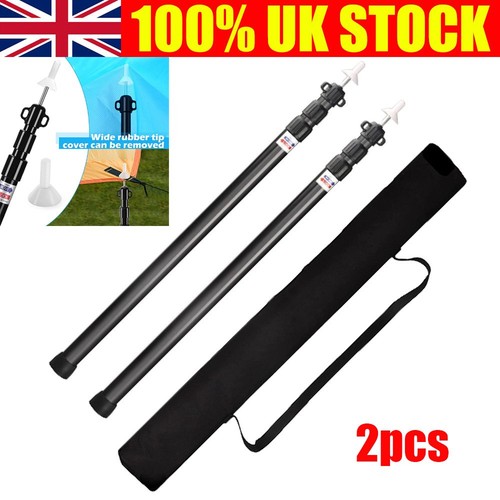 2x2 tarp tent poles - 2x2.3m,