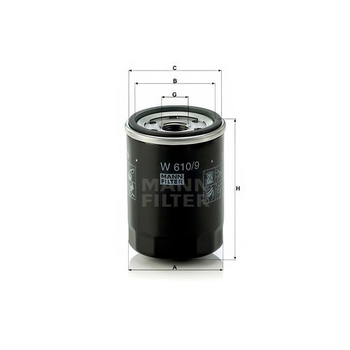 Mann w610 oil - mann, filter