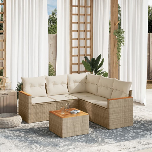 Garden sofa set beige - set,
