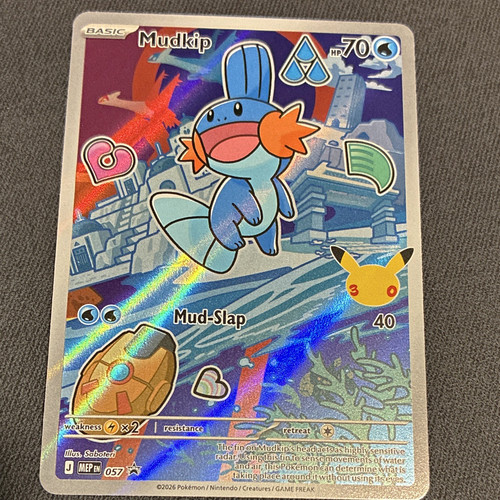 Pokémon tcg mudkip 057 mega - 057,