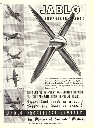1944 advert jablo aircraft - 1944,