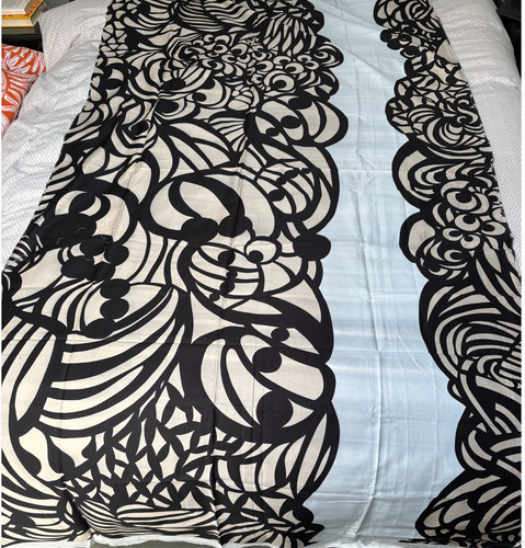 Marimekko fabric black white - marimekko,