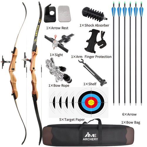 Takedown recurve bow - takedown, set