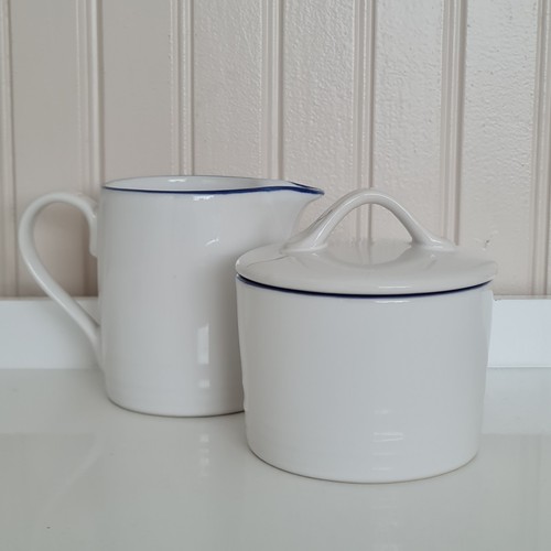 John lewis white blue - white, sugar