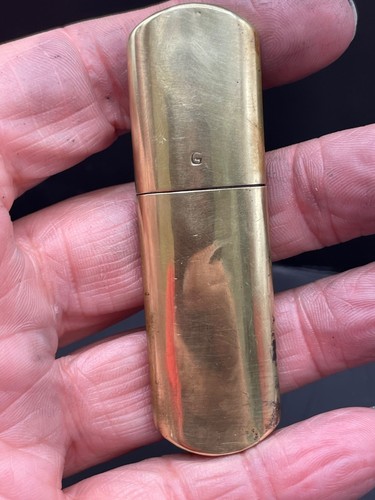 Brass lighter vintage military