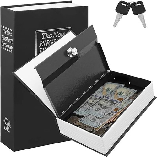 Portable hidden safe book with - portable,