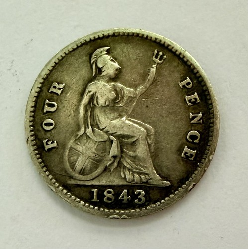 1843 victoria groat - victoria,