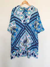 Next Linen Blend Floral Tunic