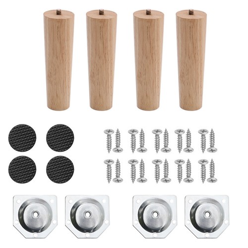 Wooden table legs - 4x,