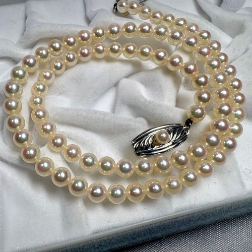 Mikimoto akoya pearl necklace - mikimoto,
